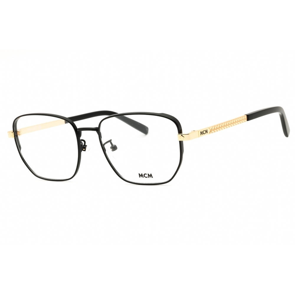 MCM MW5021 Eyeglasses Shiny Black Metal Oval